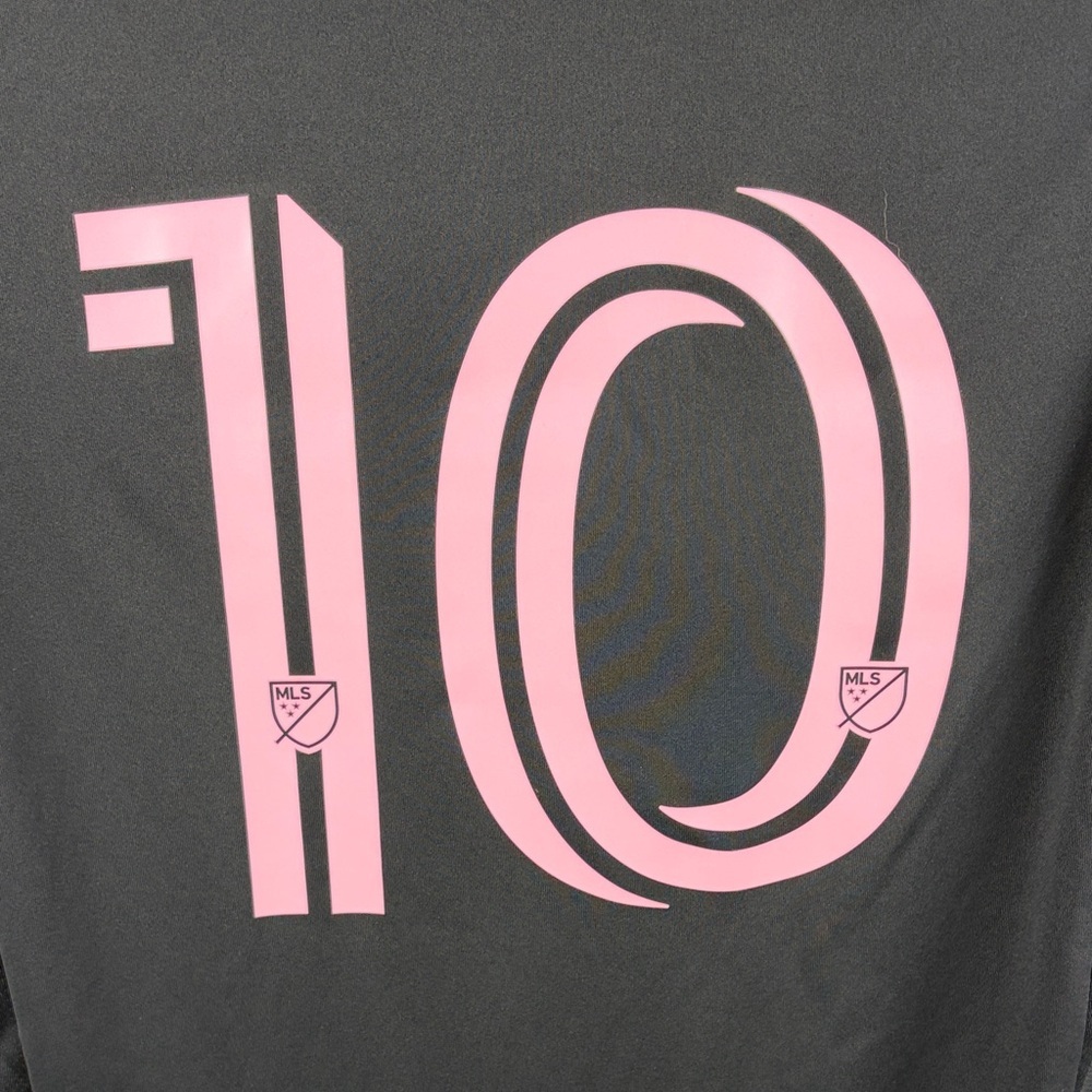 Adidas Inter Miami Messi #10 Jersey Black Pink MLS Authentic NWT Men’s Size S - Picture 7 of 10